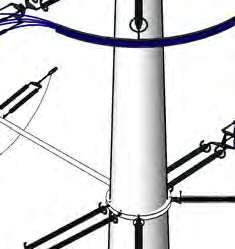 Mast lichaam 2 2a Afspanning 150 kv: buitenhoek 3 2b Afspanning 150