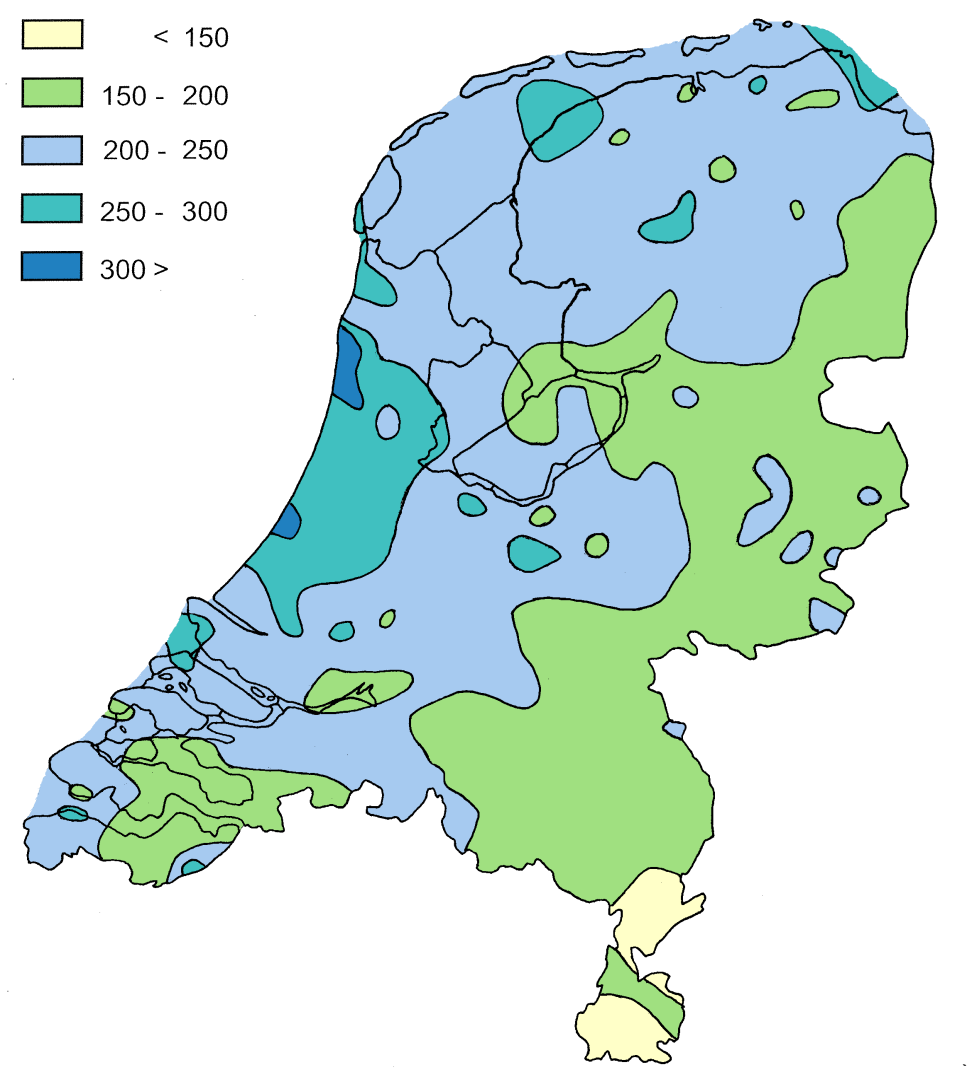 Tabel 18. Relatief natst / droogst Castricum NH +125 Bergen NH +95 Lemmer-Buma Frl +90 Valkenburg L -73 Epen L -100 Vaals L -113 Tabel 19.