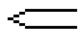 Rechte lijn OMSCHRIJVING - VERKLARING Een rechte lijn is kortste verbinding tussen twee punten.