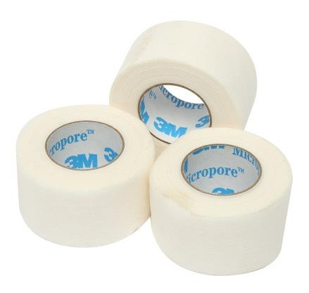 Chirurgische fixatiepleister - Non woven Tape (papier) - Afscheurbaar 1.25 cm x 9 m 2.