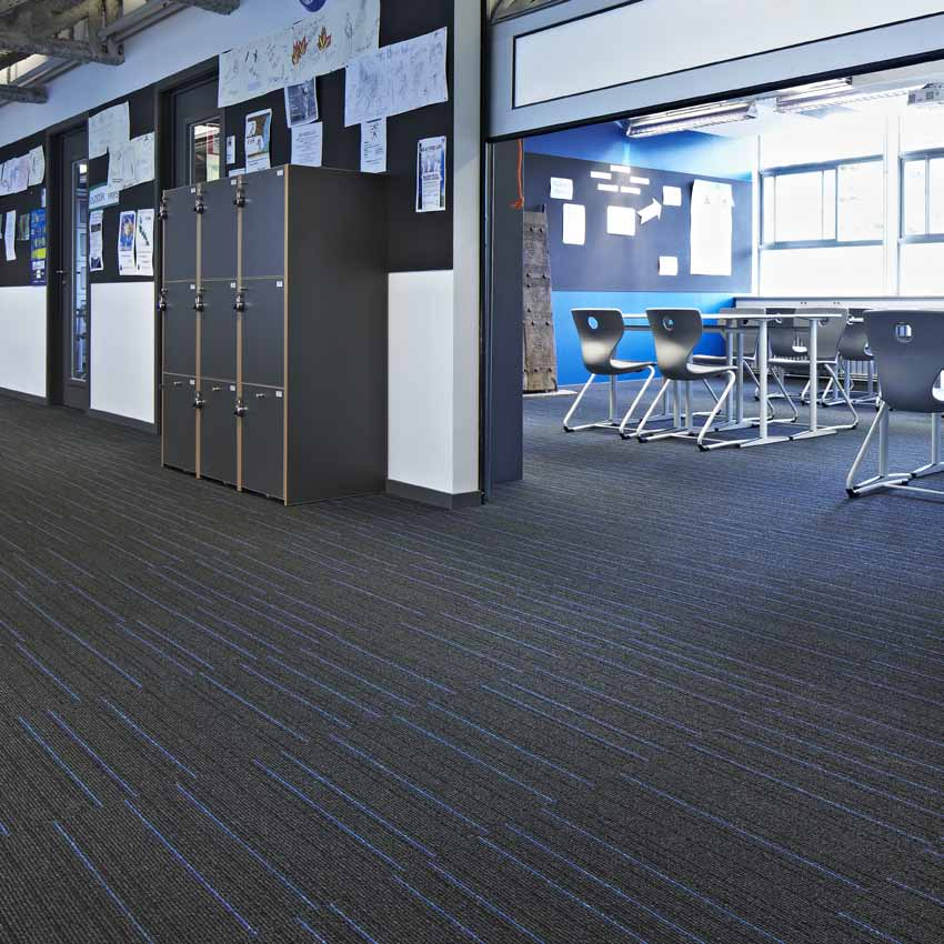 Frisse lucht in klaslokalen Desso-tapijten zorgen voor een betere leeromgeving.