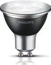 LED Lampen MASTER LEDspot MV Tot 80% energiebesparing 1 op 1 vervanger voor lampen met GU 10 of E27 lamphouder Kwik en loodvrij LED lampen voor binnentoepassing Levensduur: 25.000 uur (3W), tot 45.