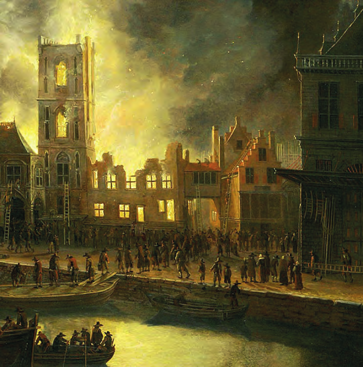 De herbouw van het getroffen stadsdeel triggerde een volgende stadsuitbreiding, die van de Nieuwezijds Achterburgwal tot het Singel. Meteen na 1421 werd daaraan begonnen.