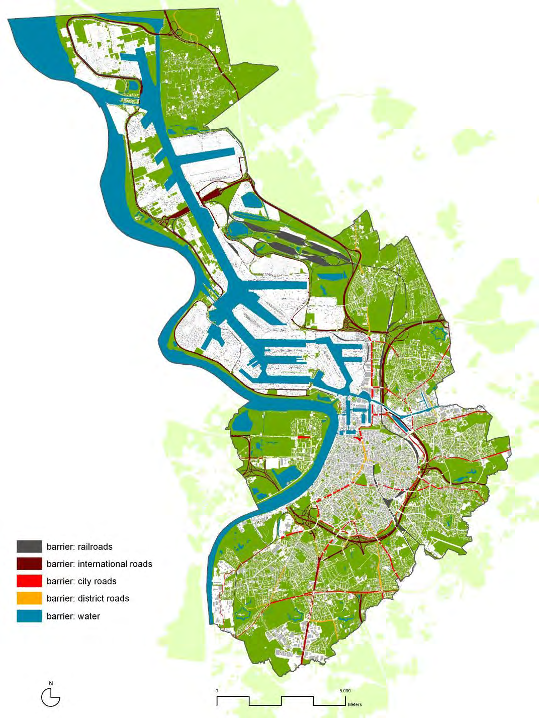 KAART 4: GROENE RUIMTE IN DE