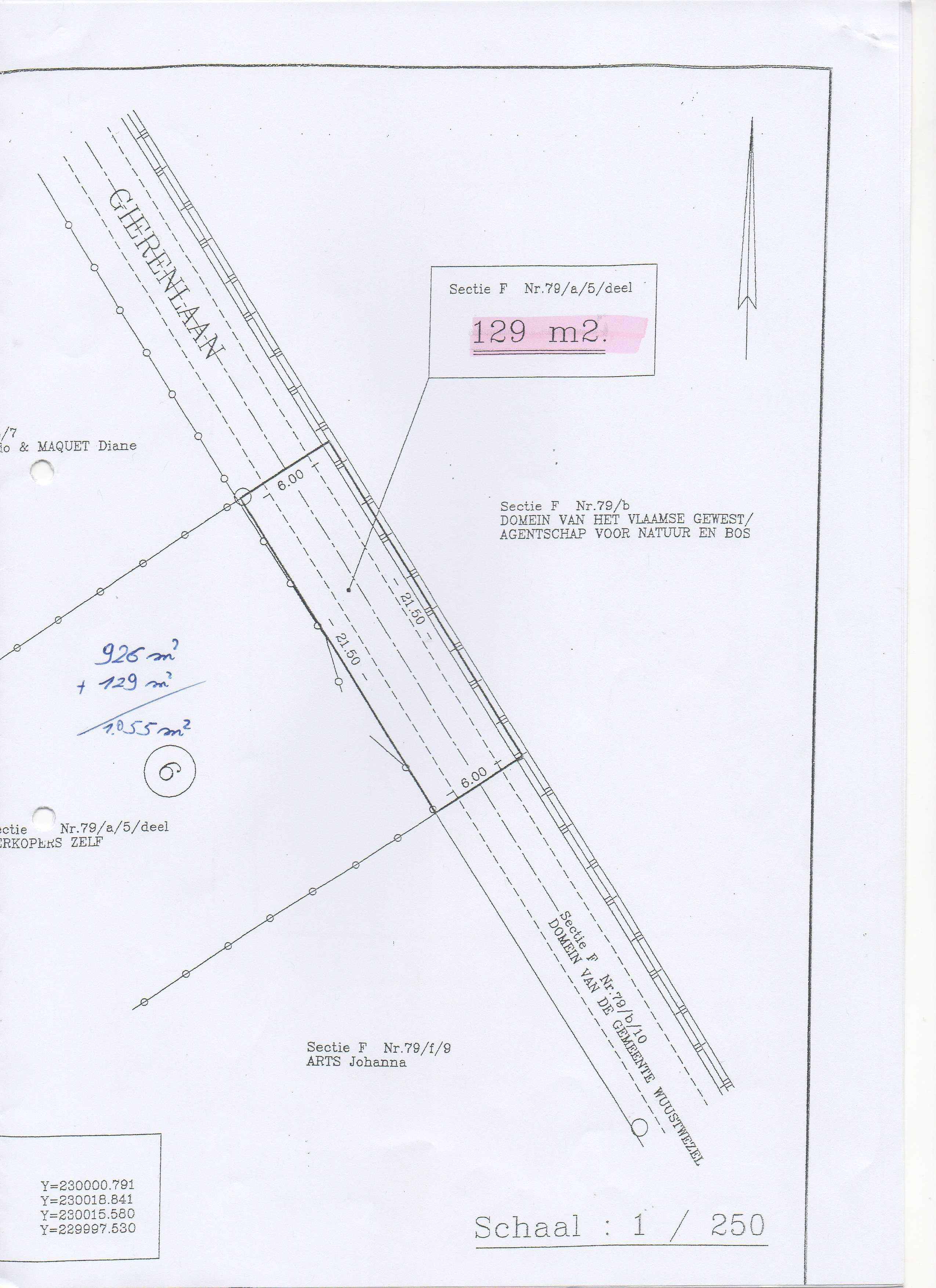 79e9 Perceel 79e9, na grondafstand slechts 928m² Perceel 79a5