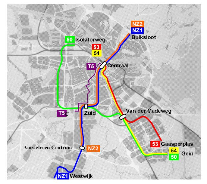 Voorstel voor nieuw metronet 5 Voorstel met
