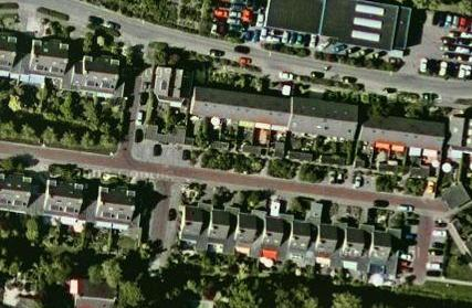 Het groen is met name aanwezig als grasberm en -talud langs watergangen en wegen. Uitzondering hierop vormen de eerder genoemde overtuinen langs de Voorstraat.