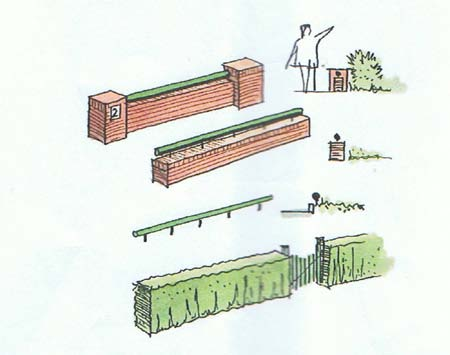 087508 blz 15 Twee smalle groene eilandjes Als groenbuffer langs de Narre Vliet worden twee gekoppelde smalle eilandjes gecreëerd.