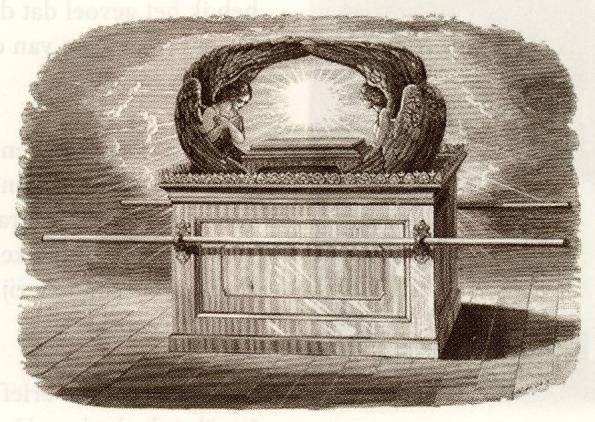4. Ark van het Verbond In de tabernakel en in de beginperiode van de tempel te Jeruzalem fungeerde de Ark als zichtbaar symbool van de tegenwoordigheid van JHWH onder het volk.