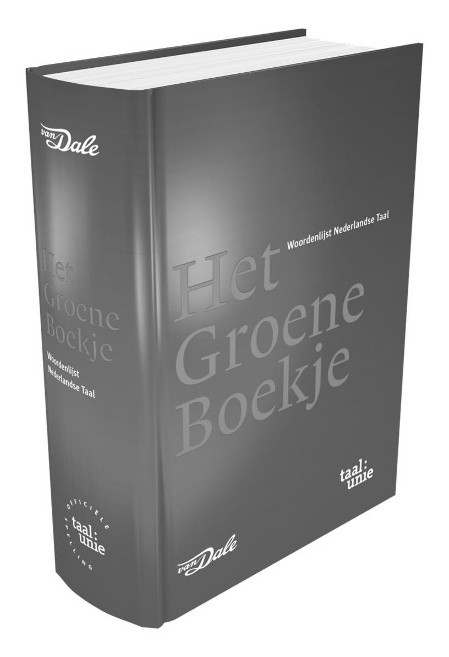 Het Groene boekje Van Dale Uitgevers maakte bekend dat zij de uitgever zijn van de nieuwe editie van het Groene Boekje. Actueel Op 13 oktober 2015 verschijnt een nieuwe versie van het Groene Boekje.