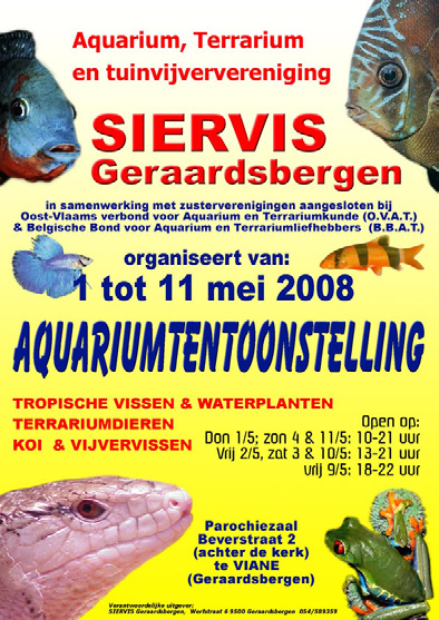 Paludaria Een initiatief van VeniVidiVissie. Terrariumbeurzen Nederland Zon 27/01 11.