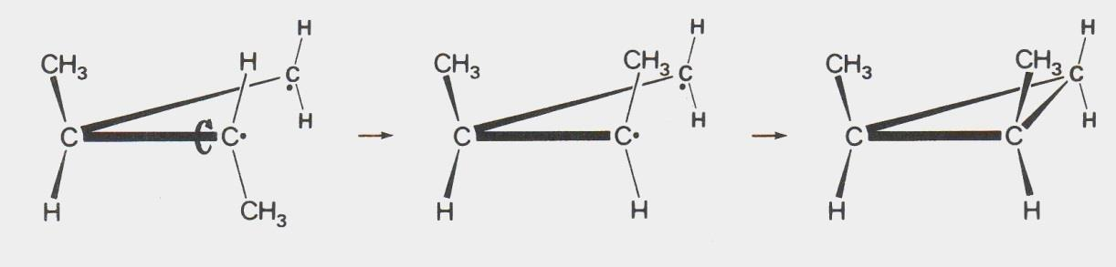 1 Leg uit hoe het voorgestelde mechanisme een verklaring biedt voor het ontstaan van deze cis-verbinding.