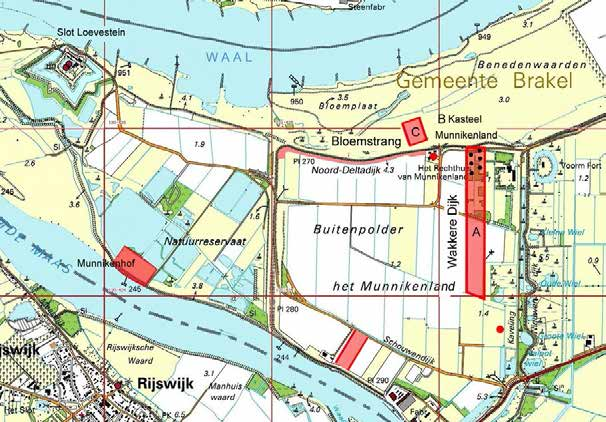 Afb. 8m. Veldverkenningen [uit: 36]. Afb. 8n. Munnikenlandse stroomgordel oude fase/ nieuwe fase [uit: 35]. Tabel 8.3 Samenvatting beoordeling Archeologie en Aardkundige Waarden [uit 157].