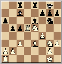 35, Dxe2 36. Td2, De1 Wit geeft op. Het was nu zaak de verkregen voorsprong van 1 punt over te brengen naar de eindscore.