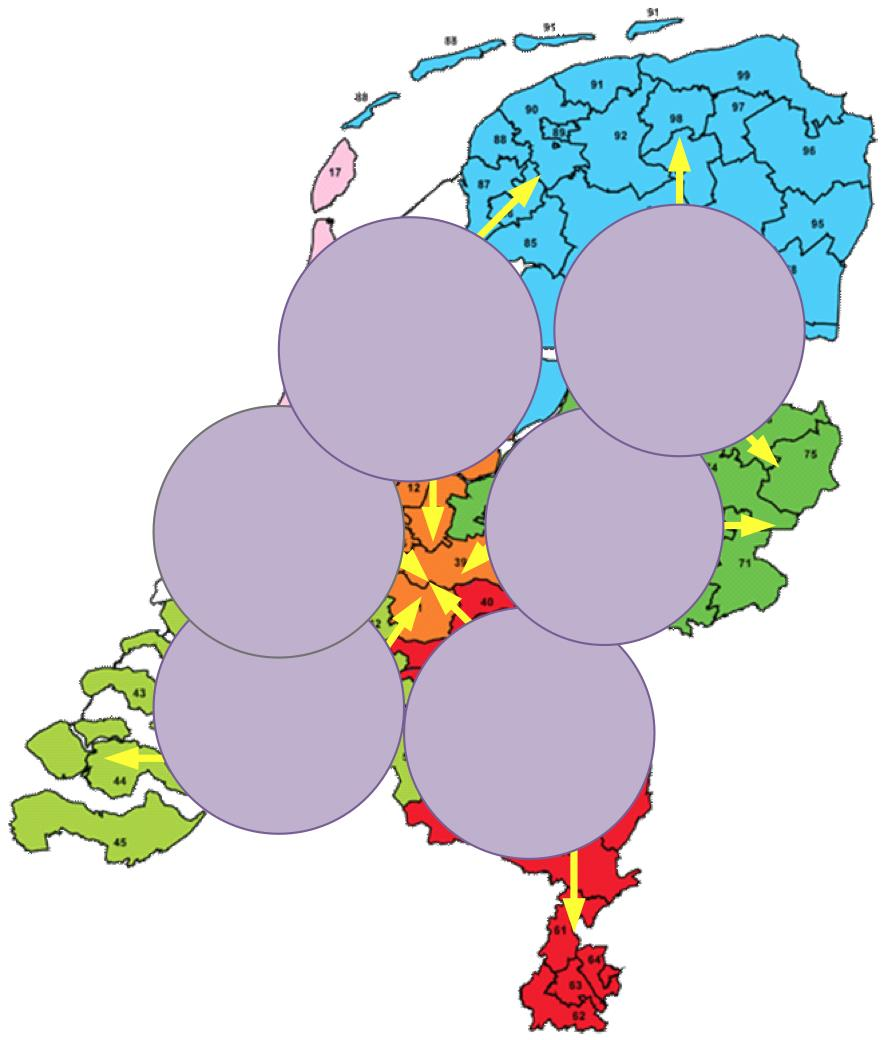 Knowledge Distribution Centres Logistics Dutch National Centre of Expertise on Logistics Vanuit 6 Hogescholen gespecialiseerd in Logistieke Onderzoek afdelingen, met als resultaat: 6 Kennis