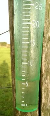 (Elders in het land viel rond 18 augustus plaatselijk meer dan 70 mm regen).