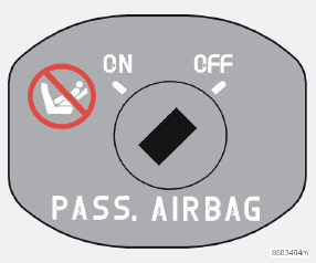 01 Veiligheid 01 Airbag (SRS) activeren/deactiveren Stand van de schakelaar SRS-schakelaar in stand ON ON = De airbag (SRS) is geactiveerd.