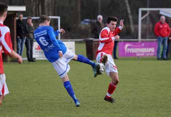 Estria begon goed aan de wedstrijd, en was de eerste 15 minuten dan ook de beter partij. Maar na de kansen van Joep Dinnissen en Milan Derksen was het dan nog steeds 0-0.