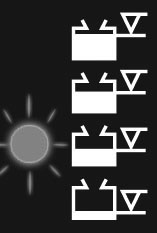 LED 2 S2: Inschakelniveau van pomp 2. Moet S3 zijn. Uitsluitend LCD. LED 3 S3: Alarm 'Hoog niveau' 1. Moet S4 zijn. LED 2 knippert. S2: Uitschakelniveau van pomp 2. Moet S2 zijn. Uitsluitend LCD. LED 4 S4: Alarm 'Hoog niveau' 2.