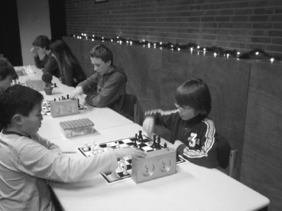 De jeugdhoek Xadya van Bruxvoort IJsco toernooi 23 december 2009 loper.