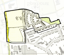 8.4 Spikhorst Ligging Spikhorst Ruimtelijke structuur Gebiedsbeschrijving Spikhorst is een recente wijk.