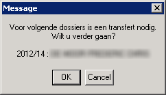 10 Staat het vinkje uit, dan zullen de initialen van de MW weergegeven worden die het dossier nu aanmaakt. Verblijfsadres uit SD overnemen?