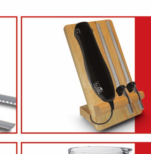 3270 Staander voor zowel het elektrische mes als voor de 2 sets messen Uit massief hout met