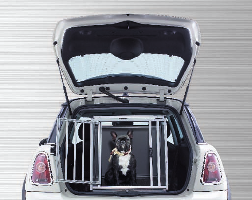 eerste klas plaats Met panorama-uitzicht de Alvaris hondenbox laat uw hond er goed uitzien evenzo als uw auto, ook na vele hondenjaren.