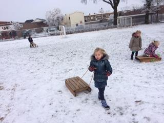 bel -------- GROEP 1B ------- Gelukkig hebben we goede afspraken kunnen maken met het weer en is het echt winter als we ons thema winter in de klas aanbieden.