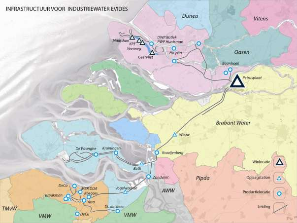 Bron: Evides, 2011 Kritische Indicatoren van dit systeem Voor het Bernisse-Brielse Meer - systeem is het zaak dat de afgesproken hoeveelheid water van gewenste kwaliteit geleverd kan worden aan de