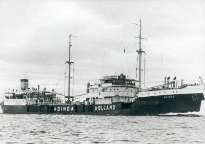 1959-1964 Antonia Shell Tankers Ltd. London. Op 30-07- 64 aanvang sloop te Singapore.