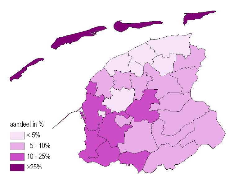 113603 blz 29 3.3.3. Recreatie en toerisme Recreatie en toerisme spelen (economisch gezien) een ondergeschikte rol in beide gemeenten.