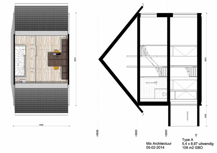 TUSSENWONING 109 m 2 GBO Beukmaat