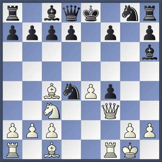 Pc4 f3; 31. Pe5+ Lxe5; 32. dxe5 h4; 33. Tad1 f2+; 34. Kh1 h3; 35. Td3 Tg8; 36. b5 g3; 37. hxg3 Txg3; 38. Td4 Teg8; 39. e6+ Kd8; 40. Tdd1 (zie diagram) h2; 41. e7+ Kd7; 42. c6+ bxc6; 43.