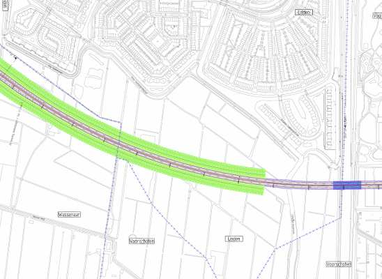 5 Passage Stevenshof 5.1 Onderzoeksvraag De gemeente Leiden heeft verzocht om de de inpassing van de ter hoogte van Stevenshof te verbeteren.