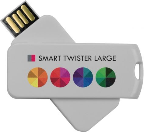 bedrukking aan een zijde USB Smart Twister Large 2 2 5,26 4,69 4,38 4,19 4,08 3,94 3,89 5,67 5,08 4,77 4,58 4,46 4,30 4,25 6,34 5,72 5,38 5,19