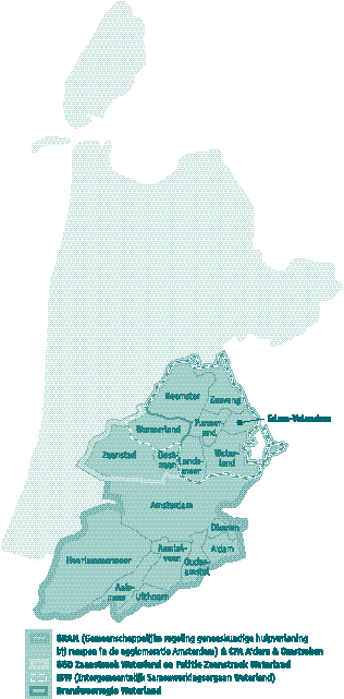 Deze p a nden vormen het beke nde plaatje van Vo l e ndam, de sky-line vanaf het water.