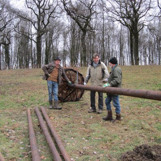 Ook buiten zijn we goed bezig. Zie onderstaande foto s.