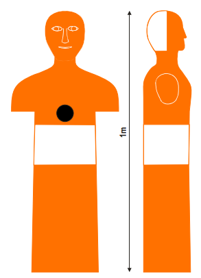 Art. 4.2 Reddingspop - De reddingspop is vervaardigd uit plastic en is zodanig geconstrueerd dat deze kan vollopen met water. - De reddingspop kan worden afgesloten met behulp van schroefdoppen.