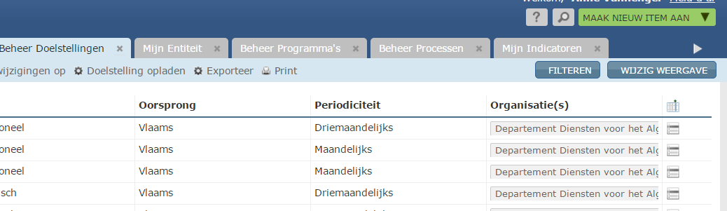 Onderstaand scherm zal verschijnen.