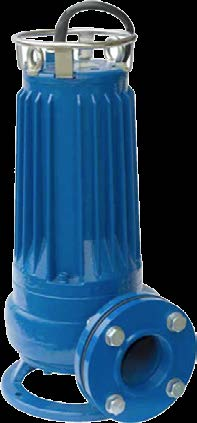 Professionele dompelpompen vervuild water Pompes submersible à eaux usées Type Vermogen Opvoerhoogte 6m3/h 24m3/h 48m3/h 96m3/h Koppeling