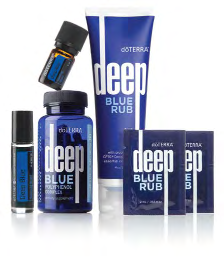 DEEP BLUE/CORRECT X/NATUURLIJKE DEODORANT PRODUCTEN DEEP BLUE NATUURLIJKE DEOD0RANT Speel langer en intensiever met DEEP BLUE PRODUCTEN De kalmerende combinatie van de essentiële oliën van CPTG