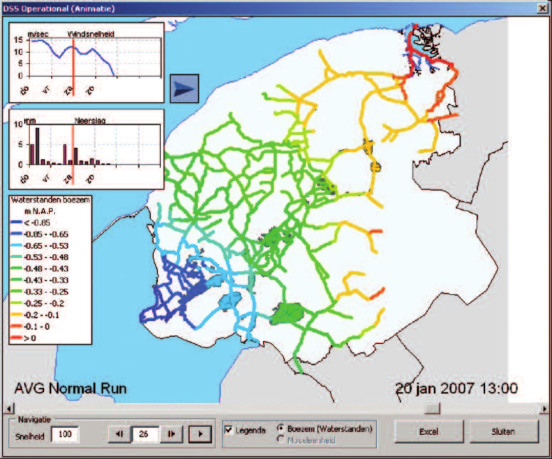 4.1.1 DE TOETSING EN MONITORING DOORLICHTEN EN AANPASSEN MEETNET Om het beheer goed uit te kunnen voeren heeft Wetterskip Fryslân een meetnet voor waterstanden en debieten.