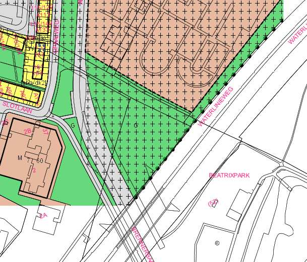 Opstellen nieuw bestemmingsplan Op dit moment geldt het bestemmingsplan Watervogelbuurt, Hoograven, Tolsteeg van 2012. Op de locatie ligt de bestemming Groen en de dubbelbestemming Archeologie.