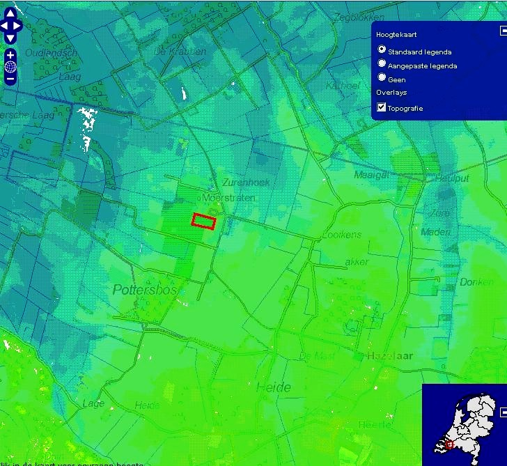 De percelen zijn veel groter dan die op de hogere zandgronden.