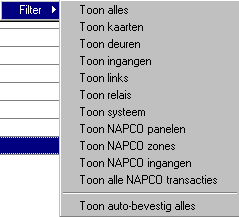 Met behulp van de optie Toon alles wordt een eventuele selectie geannuleerd. 2.4.3 Heeft de gebruiker wel of geen toegang?