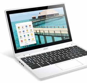 Een Chromebook is een lichtgewicht laptop die volledig in de