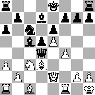 In mijn partij zag het er eerst niet goed voor me uit:.e e6.d d5.e5 de doorschuif-variant is geen voortzetting om voordeel mee te halen c5.c Pc6 5.Ld?