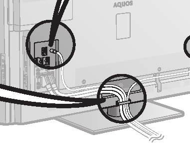 Snelstartgids Voordat u de stroom inschakelt ❸ ❶ ❷ 2 * ❹ Kabelklem (bundel de kabels met de klem) Standaard DIN45325 stekker (IEC 69-2) 75 q coaxiale kabel Zet de MAIN POWER schakelaar aan de linker