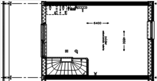Tweede verdieping Praktisch 4 (tekening V-423) - bouwnummers 29, 30, 31, 48, 49, 50 -